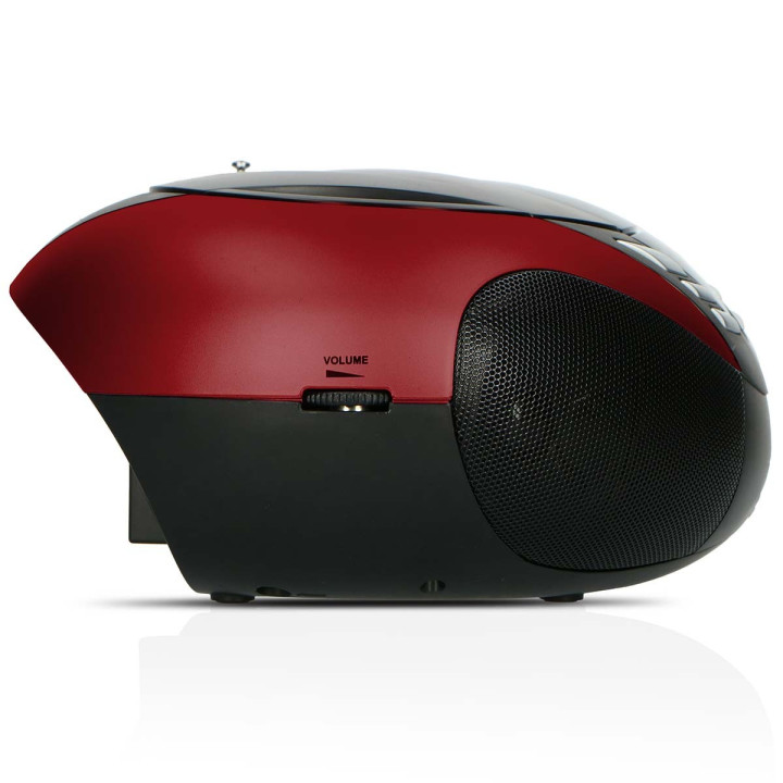 SCD-37 USB Rouge Radio FM Portable CD et Lecteur USB Rouge  - 8