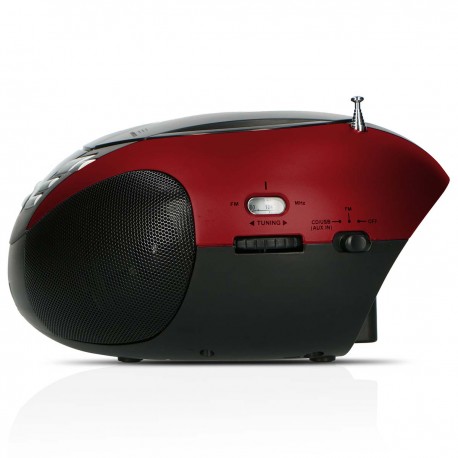 SCD-37 USB Rouge Radio FM Portable CD et Lecteur USB Rouge - 9 SCD-37 USB Rouge Radio FM Portable CD et Lecteur USB Rouge - 9