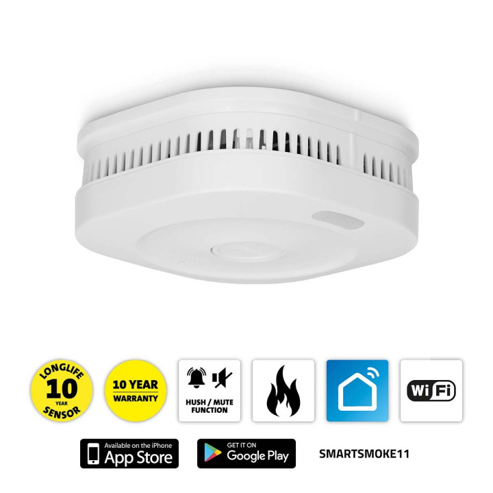 SMARTSMOKE11 Wi-Fi Détecteur de fumée intelligent  - 1