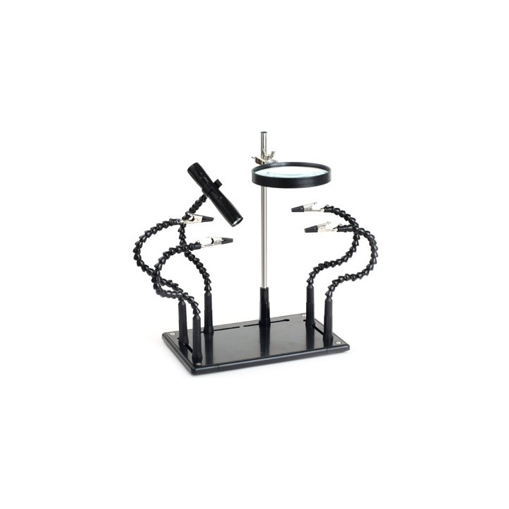 Troisième main avec lampe et loupe ZD-11P-1