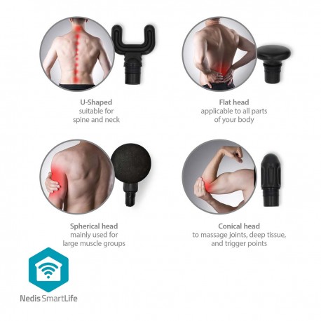 SmartLife Pistolet de Massage Sportif - 14 SmartLife Pistolet de Massage Sportif - 14