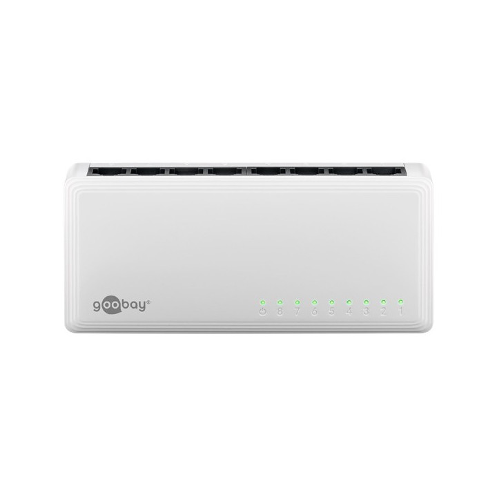 Switch 8 ports LAN Gigabit (10-100-1000Mbps)