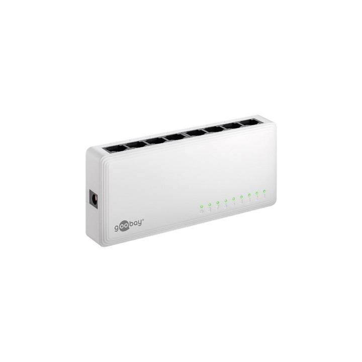Switch 8 ports LAN Gigabit (10-100-1000Mbps)