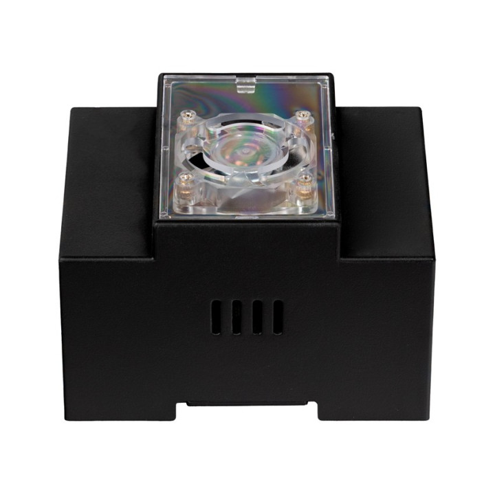 Boitier rail DIN noir pour Raspberry Pi 5 RB-CASEP5-07B