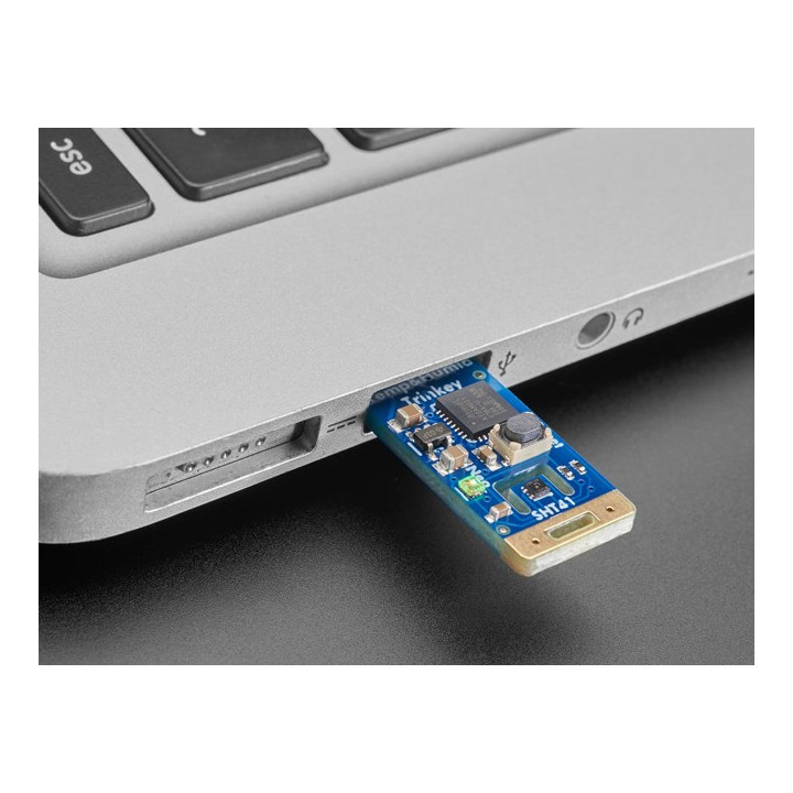 Exemple d'utilisation du Module USB Trinkey SHT41
