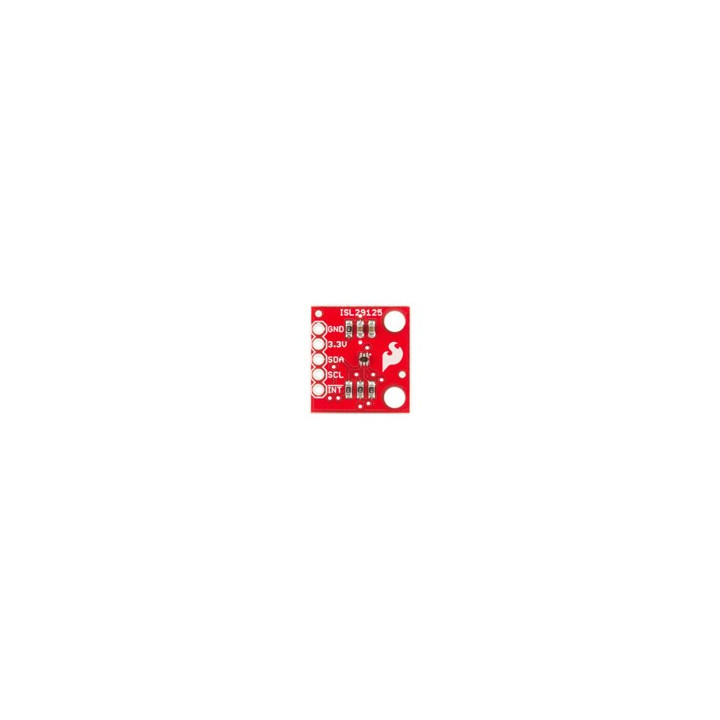 Vu de dessus du Capteur de couleur RVB ISL29125 SEN-12829