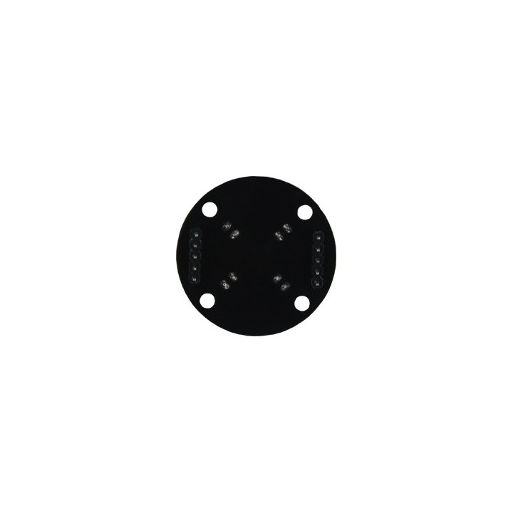 Vu de dessous du Capteur de couleur TCS3200