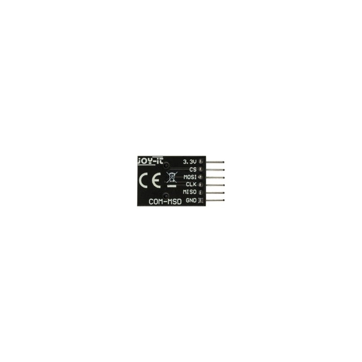 Vu de dessous du Module microSD breakout