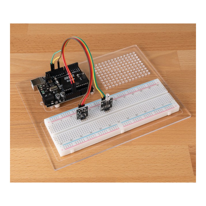 Exemple d'utilisation de la Plaque support d'expérimentation RB-MOUNT2