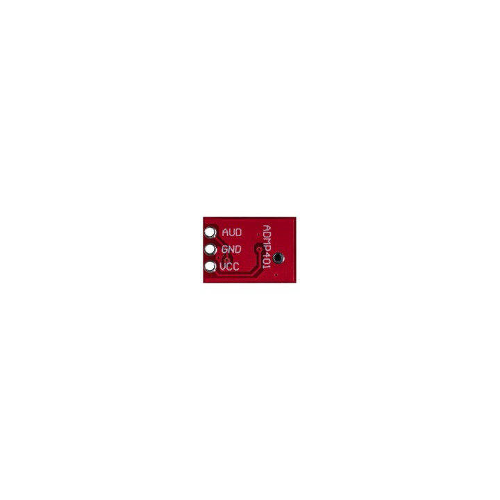Vue de dessous de la Platine microphone MEMS ADMP4001