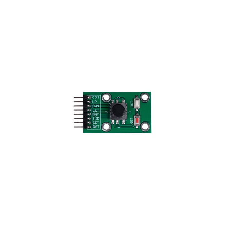 Vue de dessus du Module joystick 5 voies COM-5WS
