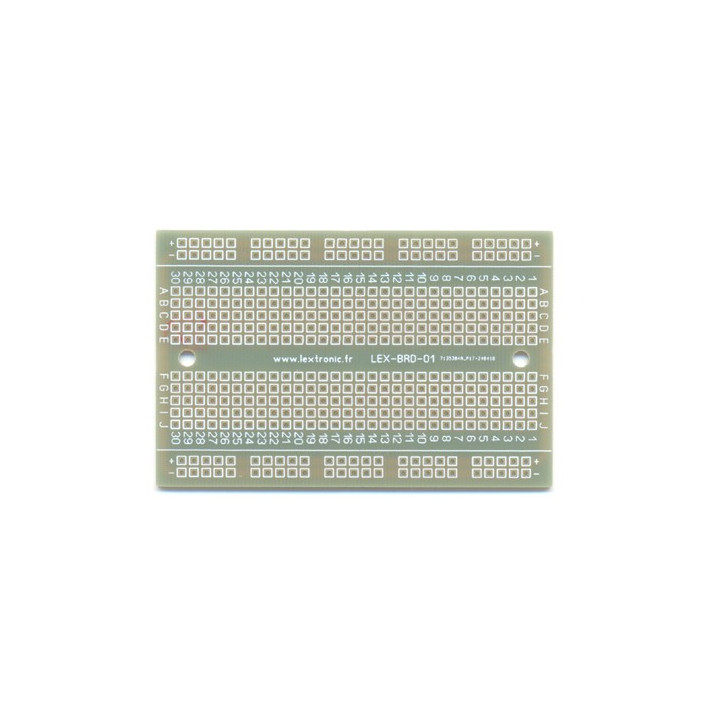 Plaque à pastilles cuivrées 81x51 mm