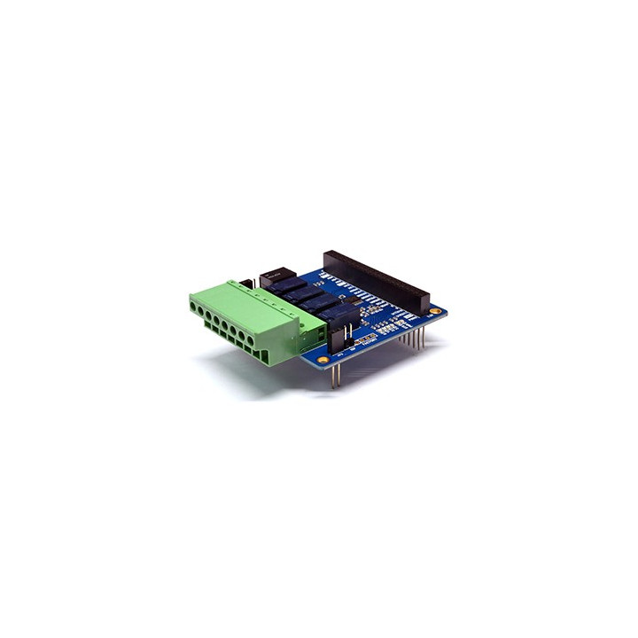 Platine Sollae 4 relais pour plateforme PHPoC Sollae Systems