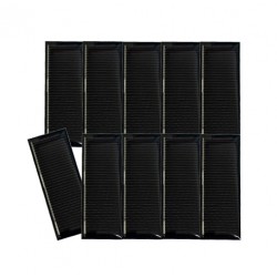 Lot de 10 cellules solaires encapsulée (1 V - 200 mA)