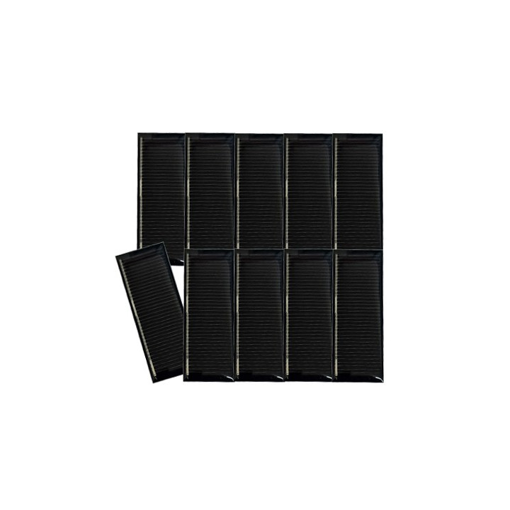 Lot de 10 cellules solaires encapsulée (1 V - 200 mA)
