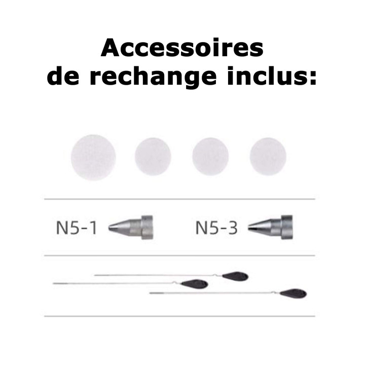 Accessoires de rechange livré avec la station à dessouder 90W ZD-8925