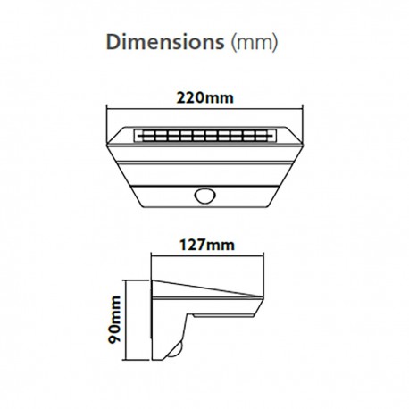 Gizmo Solar Wall Light - 6 Gizmo Solar Wall Light - 6
