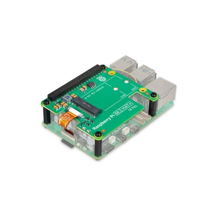 Exemple d'utilisation du module M.2 HAT+ avec une Raspberry Pi 5