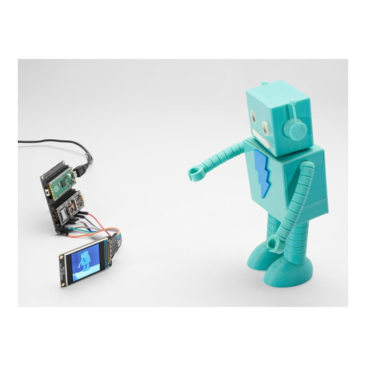 Exemple de réalisation avec le Module Caméra PiCowbell pour Raspberry Pi Pico