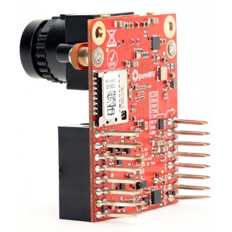 Vue de côté de la caméra intelligente OpenMV Cam RT1062 Vue de côté de la caméra intelligente OpenMV Cam RT1062
