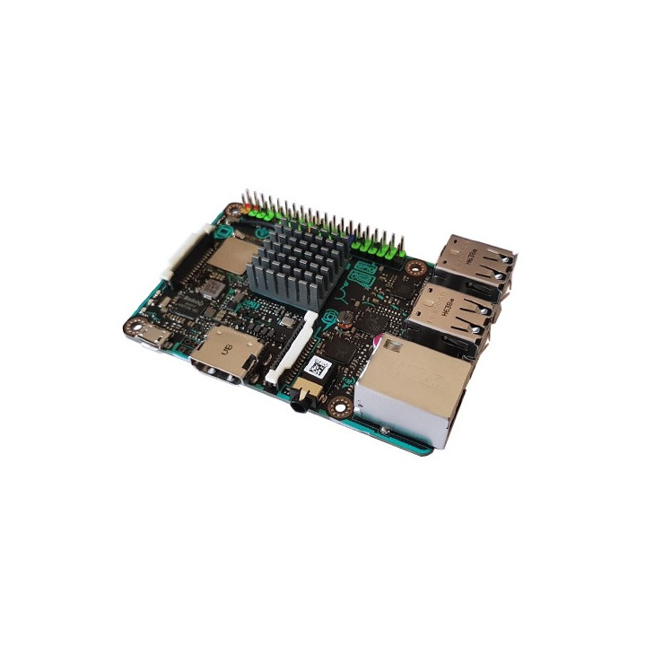 Platine "Tinker Board" d'ASUS™ (brochage similaire à la Raspberry)