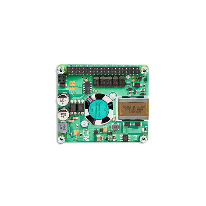 Vu de dessous du Module POE+ HAT pour Raspberry Pi