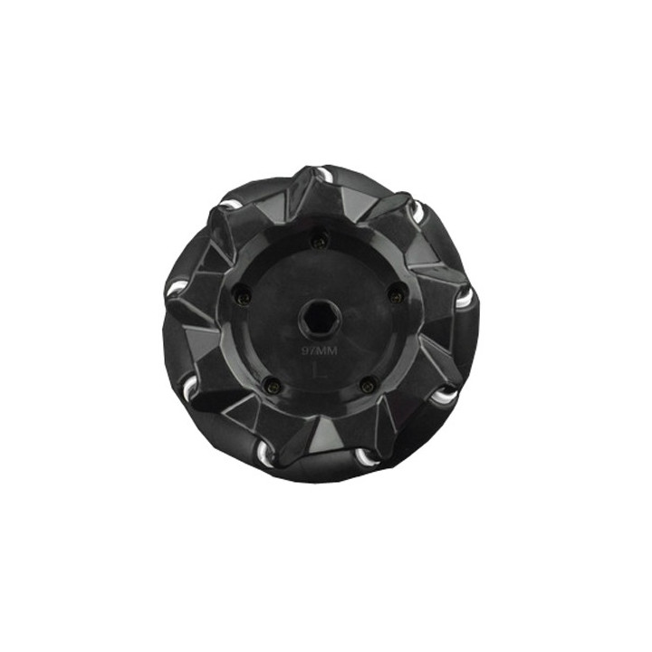 Repère Gauche sur la roue omnidirectionnelle 97 mm FIT767
