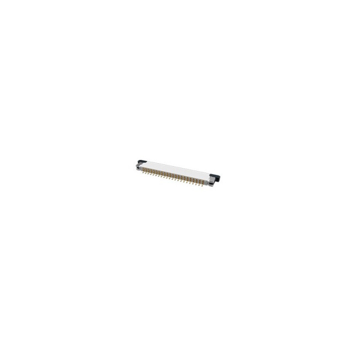 Vue de derrière du Connecteur FCC / FPC 34 contacts pas 1 mm