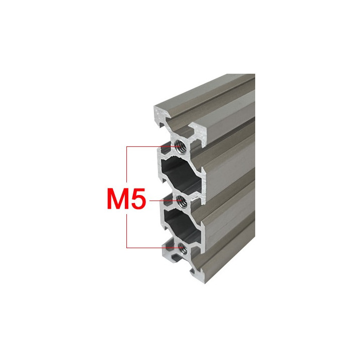 Taraudage des trous du profilé aluminium 40 mm ACRZilla série 20x60