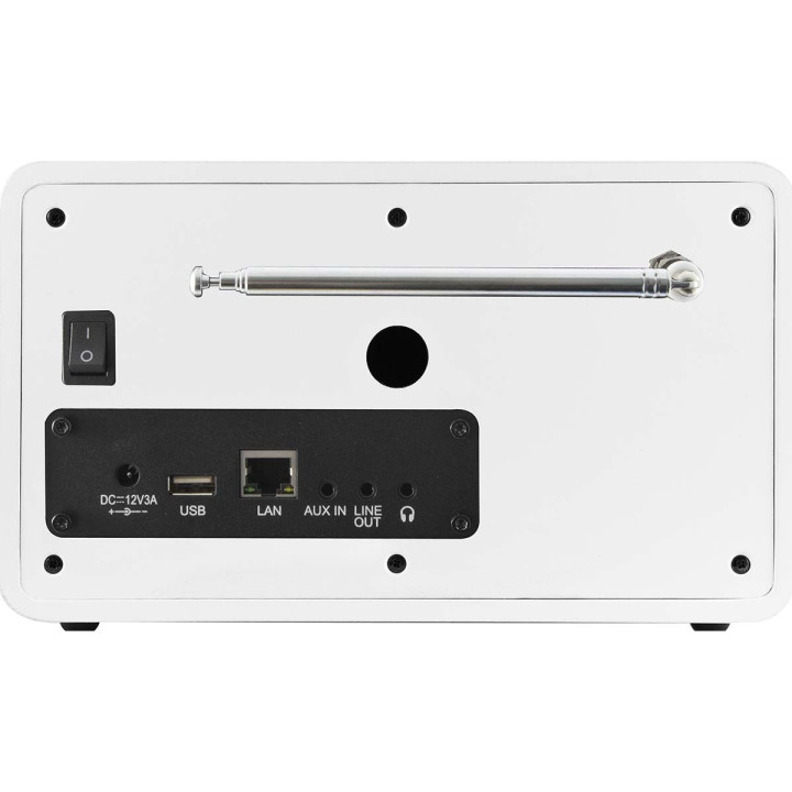 DABMAN i150 Radio hybride compacte pour Internet / DAB+ / FM Blanc  - 2