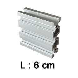 Profilé aluminium 60 mm ACRZilla série 20x60