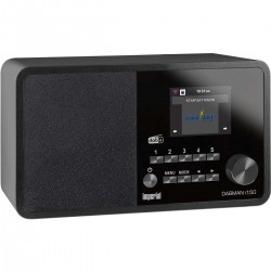 DABMAN i150 Radio hybride compacte pour Internet / DAB+ / FM Noir - 1