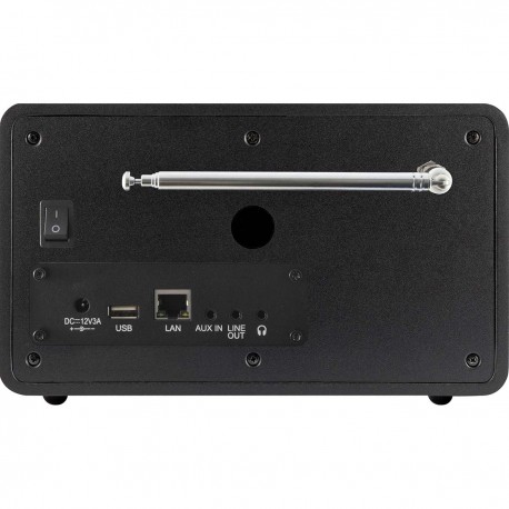 DABMAN i150 Radio hybride compacte pour Internet / DAB+ / FM Noir - 2