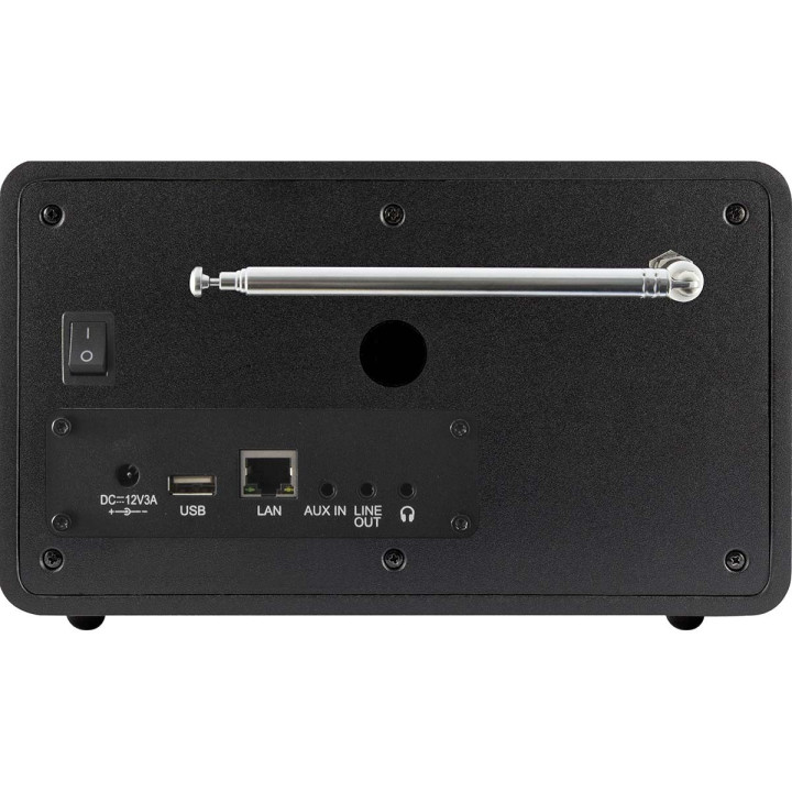 DABMAN i150 Radio hybride compacte pour Internet / DAB+ / FM Noir  - 2