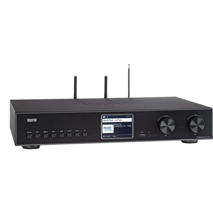DABMAN i510 BT Radio multifonctionnelle DAB+ / FM / Internet / Bluetooth Noir  - 6