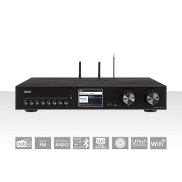 DABMAN i560 CD Chaîne hi-fi tout-en-un avec amplificateur et lecteur CD DAB+ / FM / Internet / Bluetooth Noir  - 1