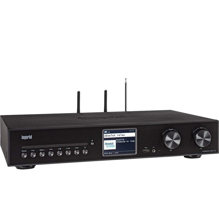 DABMAN i560 CD Chaîne hi-fi tout-en-un avec amplificateur et lecteur CD DAB+ / FM / Internet / Bluetooth Noir  - 7