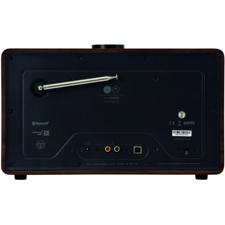 SuperCD Sound System avec lecteur CD DAB+ / FM / Internet / Bluetooth Noyer-Noir  - 3