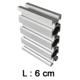 Profilé aluminium 60 mm ACRZilla série 20x80
