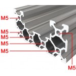 Trous taraudés Profilé aluminium 1000 mm ACRZilla série 40x80 Trous taraudés Profilé aluminium 1000 mm ACRZilla série 40x80