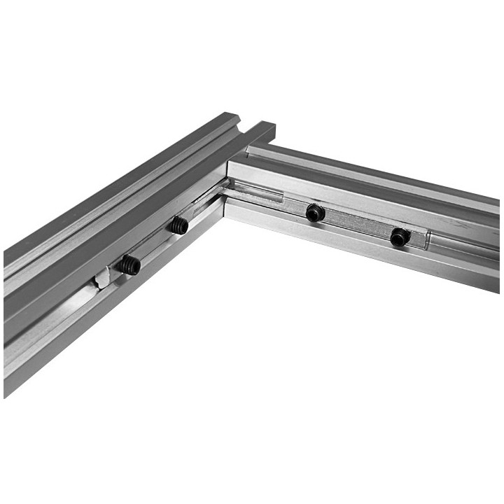 Utilisation à 90° Equerre pliable pour profilés ACRZilla