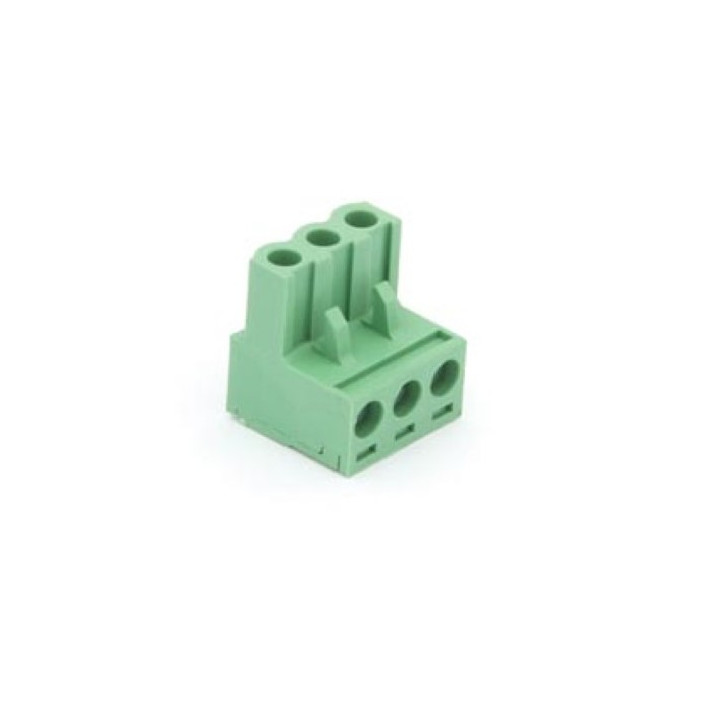 Bornier débrochable 3 plots (pas 5 mm)  - 1