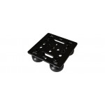 Chariot mobile 4 roues pour profilés 20x20 Chariot mobile 4 roues pour profilés 20x20