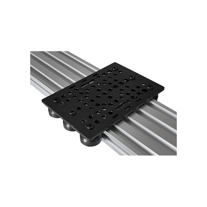 Utilisation du Grand chariot mobile 6 roues pour profilés 20x80 sur un profilé