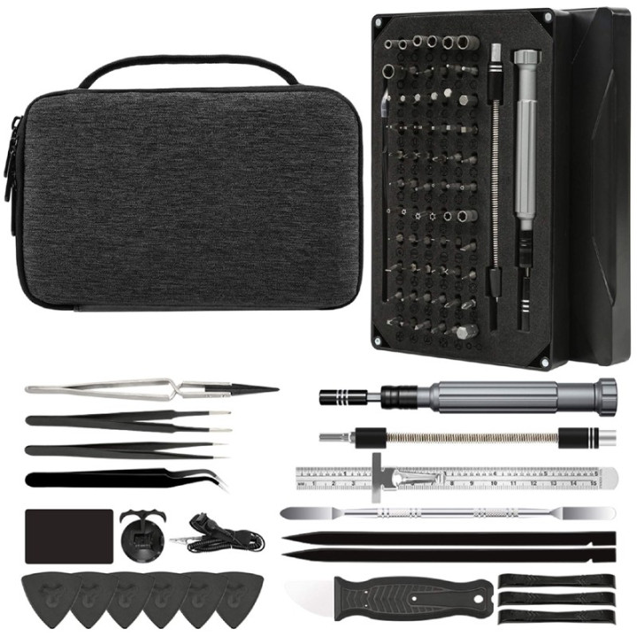 Accessoires inclus dans le jeu de tournevis de précision PCW08J