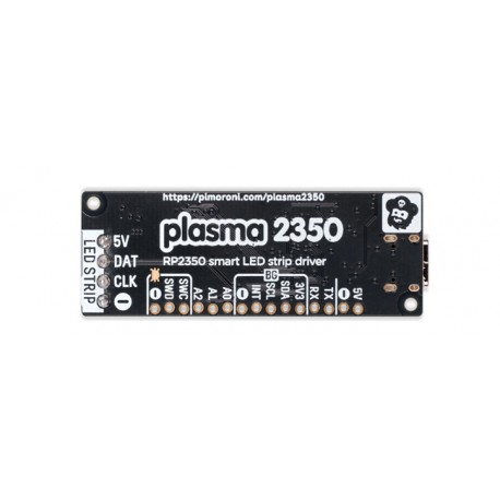 Vue de dessous de la carte Pimoroni Plasma 2350 PIM723 Vue de dessous de la carte Pimoroni Plasma 2350 PIM723