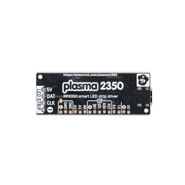Vue de dessous de la carte Pimoroni Plasma 2350 PIM723