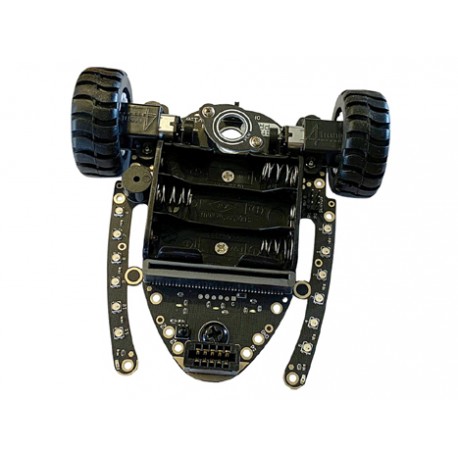 Vue de dessus de la plateforme Bit:Bot PRO pour micro:bit Vue de dessus de la plateforme Bit:Bot PRO pour micro:bit