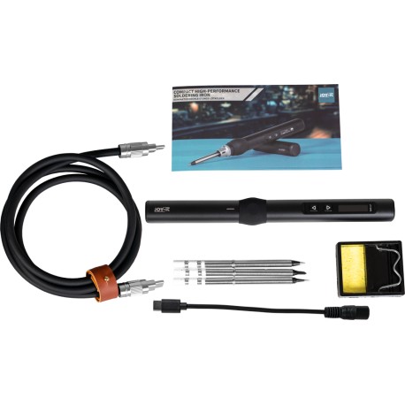 Détail du contenu du Fer à souder basse tension USB-C JT-SI01 Détail du contenu du Fer à souder basse tension USB-C JT-SI01