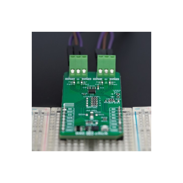 Exemple d'utilisation du Module DAC 16 Click MIKROE-6209